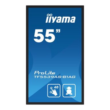 IIYAMA Digitalni reklamni zaslon ProLite TF5539AS-B1AG / 55", 3840 x 2160, 4K Ultra HD, Touch, crna